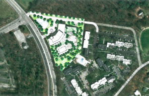 Conceptual Site Plan Lakeside North Luxury Residences, Photo by Architectural Collaborative, Inc.