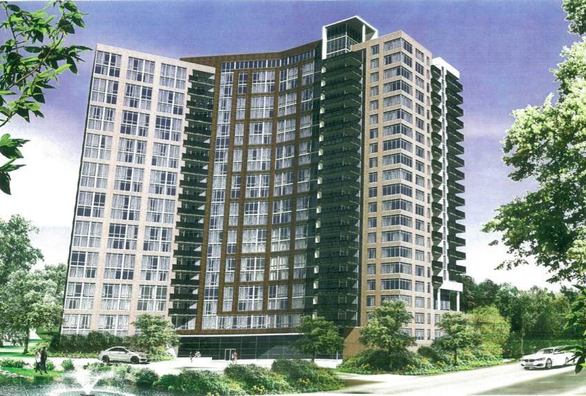 25-Story Apartment Building Proposed Overlooking Lake