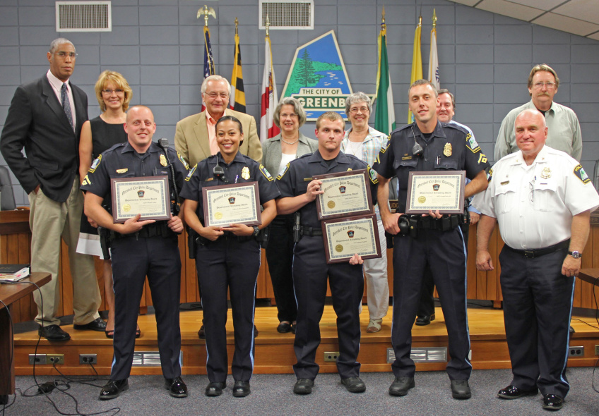 Police Awards and New Recruits At Council Session