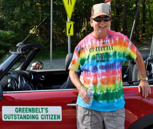 Outstanding Citizen Rick Ransom on parade day. Photo by Eric Zhang