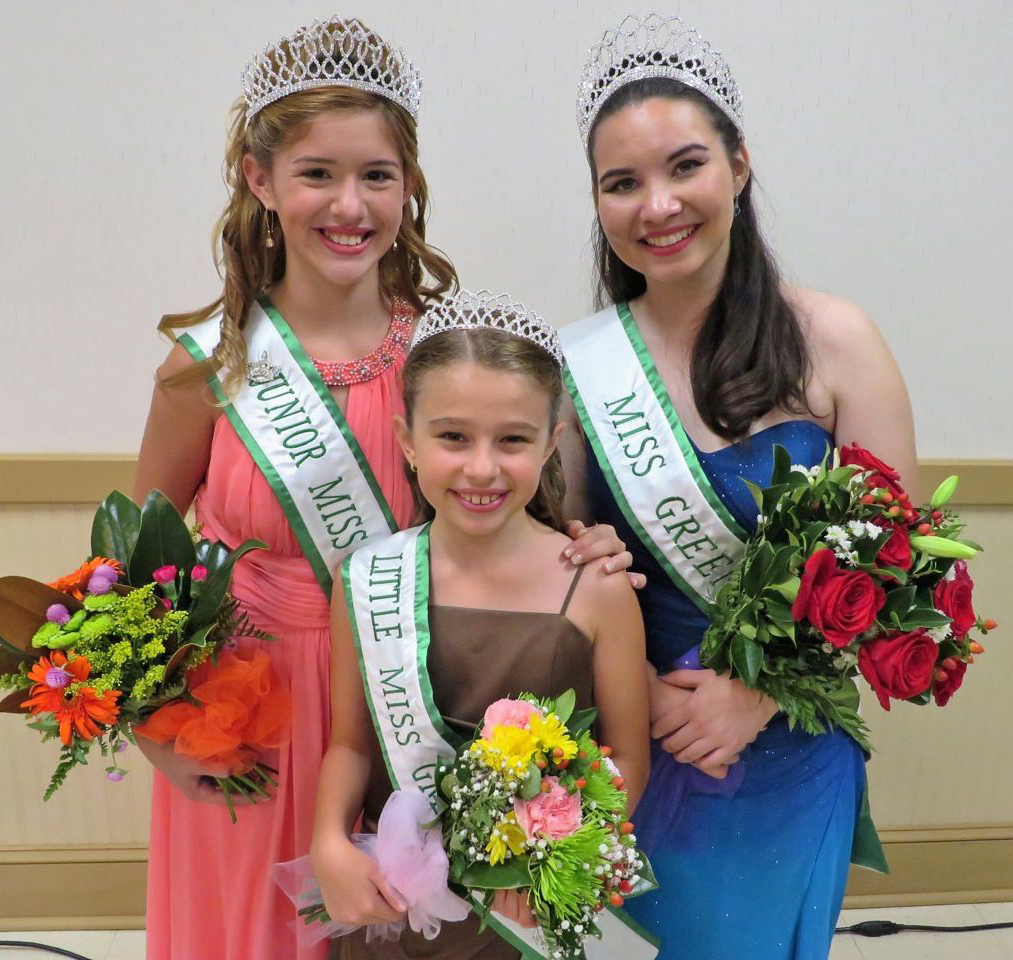 Cynthia Quinton, Giulia Blough and Julia Sharapi were named Junior Miss Gre...