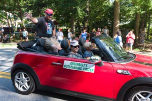 2018 Outstanding Citizen in parade