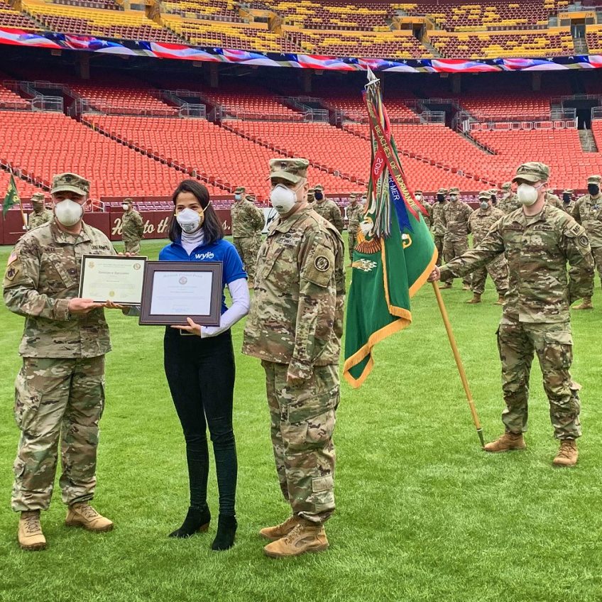The Maryland National Guard Honors Greenbelt Drycleaners