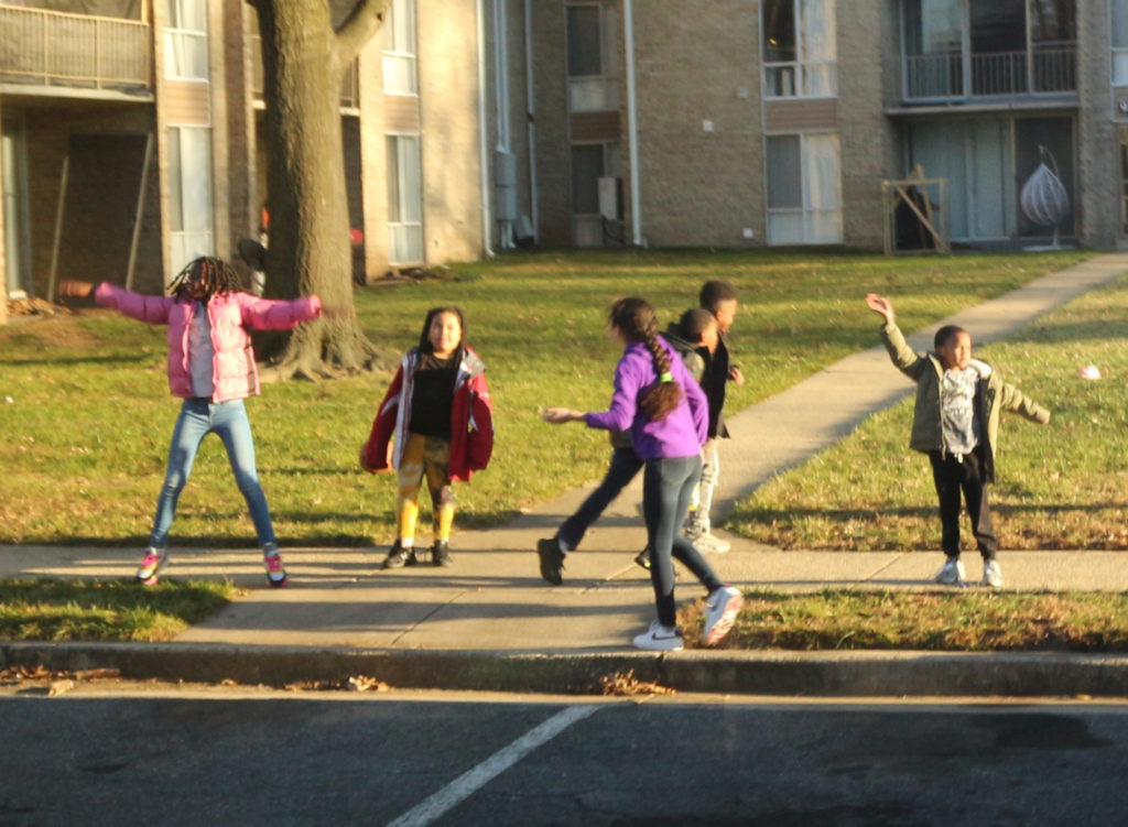 Excited kids