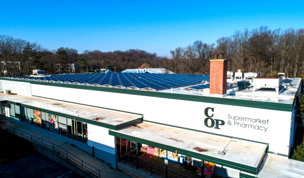 Co-op & solar panels