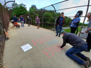 Rally at the bridge