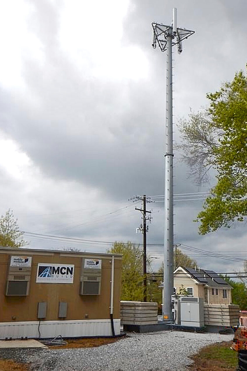 Antenna-on-a-Stick to Provide Cell Coverage During Water Tower Fix