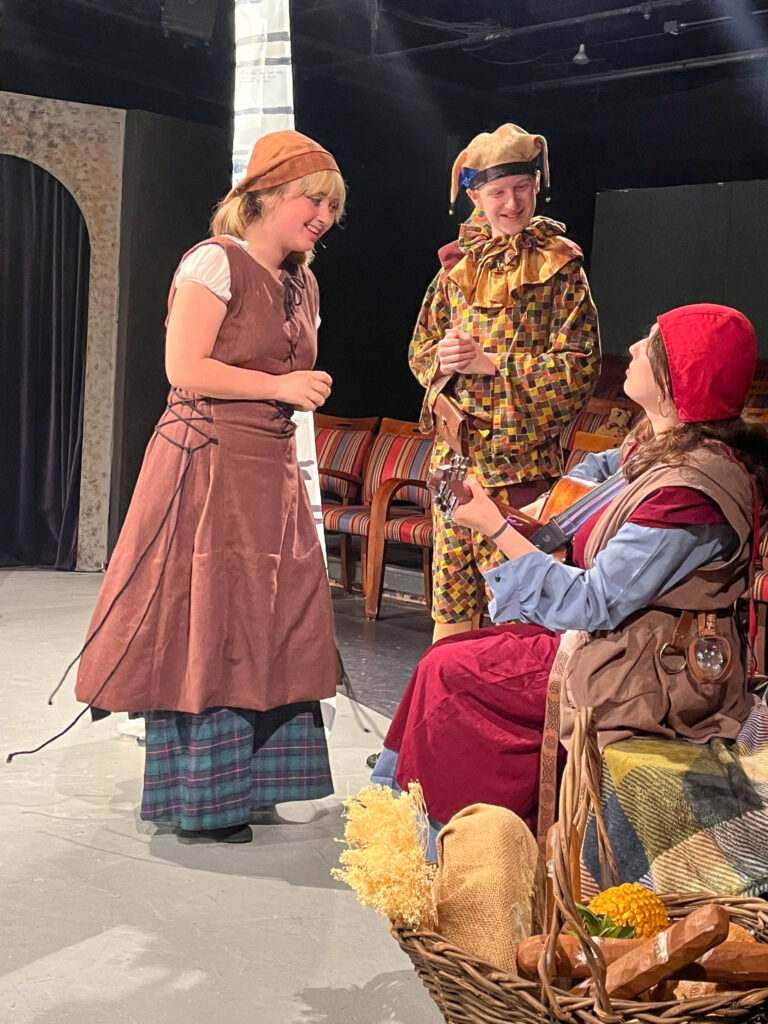 Teen actors in As You Like It