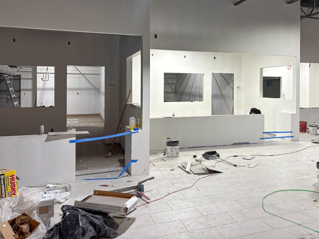 food court construction