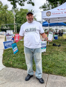Board of Education candidate Clegg